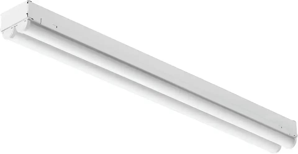 Lithonia Lighting 2 Light LED Strip Light, 2 Foot LED Ceiling Lighting Fixture, 2500 Lumens, 4000K, 80CRI, 20W, Kitchen and Garage Use (MNSL L24 2LL MVOLT 40K 80CRI M6)