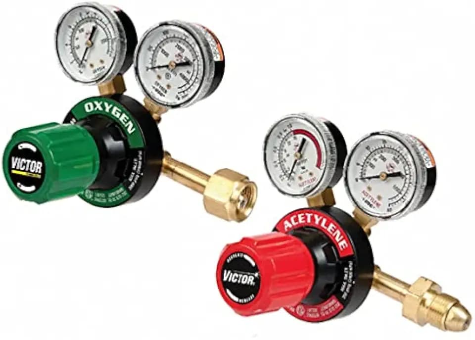 Set of Victor G350 Oxygen & Acetylene Regulators