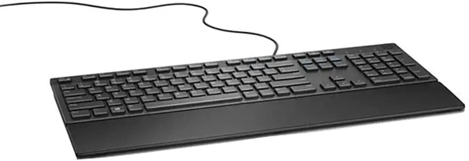 Dell 580-ADGS USB QWERTY Spanisch Schwarz Tastatur - Tastaturen (Standard, Verkabelt, USB, QWERTY, Schwarz)