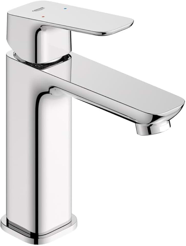 Grohe Cubeo M-Size Single Hole Bathroom Faucet, Starlight Chrome