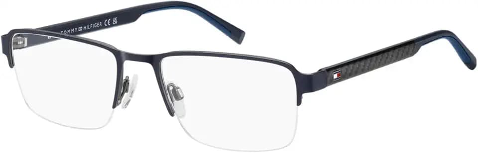 Tommy Hilfiger Brille TH 2197 Größe 55-19 mm Blau Dark Ruthenium/Eye size: 55 - Bridge size: 19
