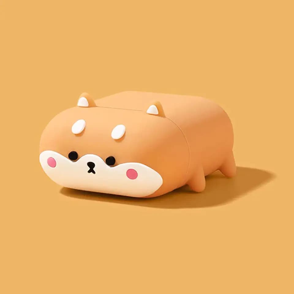 Kompatibel mit AirPods 3 Generation Hülle 2021, Niedliche 3D Cute Cartoon Silikon Corgi Shiba Inu Dog Hülle Schutzhülle, Kinder Teenager Jungen Mädchen Frauen für AirPod 3rd Case Cover - Korgi Hund