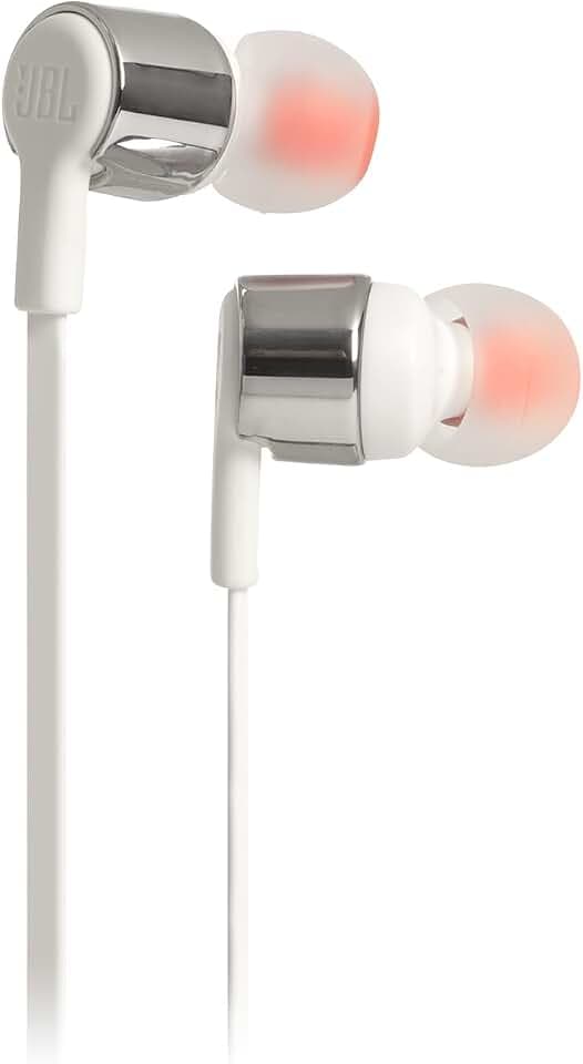 JBL Tune 210, Kabelgebundene In-Ear Kopfhörer Ohrhörer, Grau