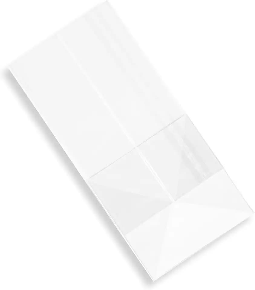Restaurantware Clear Plastic Gusset Bag, 4 x 9 In, 100 Pack