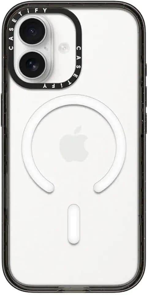 CASETiFY for iPhone 17 Case, PC/TPU Drop Proof Case Clear Black