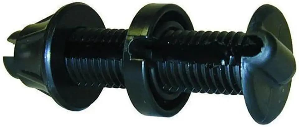T-H Marine CeaCap Bulkhead Pass Thru Fitting - Watertight Cable and Tubing Seal for Transducer Installs - Self Attaching, No Hardware - Fits 3/4 Inch Hole - 1/4 Slot - Black
