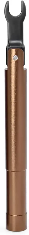 TOJOIN 1 pcs SMA Torque Wrench for RF Connector 8 in·lbs (0.9 N·m) Opening 8mm (5/16") for SMA 3.5mm/2.92mm Adapter Convertor Portable Spanner for Professionals Industry Brown