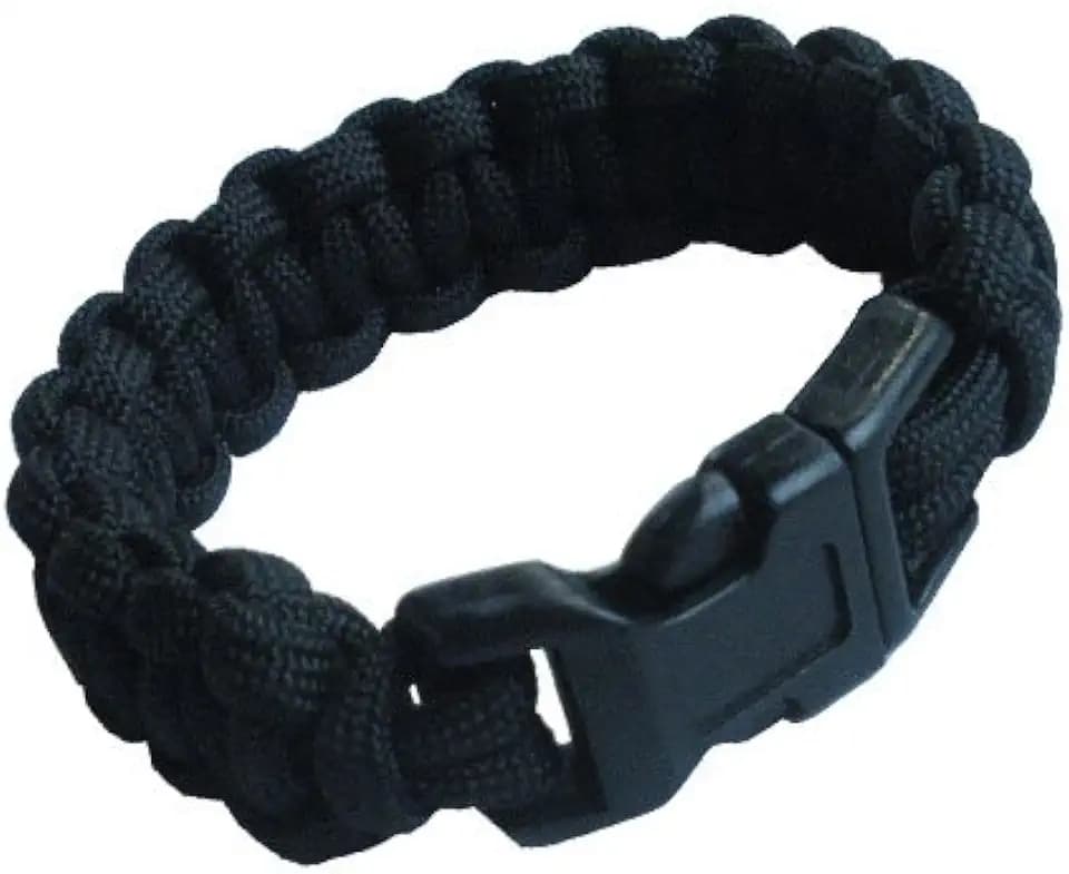 Paracord Planet Cobra Paracord Bracelet - Type III 7-Strand Commercial Grade 550 Paracord - Sturdy Plastic Side-Release Buckle - Camping, Hiking, Outdoors, Utility, Survival - Made in the USA