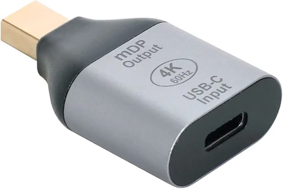 cablecc USB-C Typ C Buchse auf Mini Displayport DP Sink HDTV Adapter 4K 60hz 1080p für Tablet & Telefon & Laptop