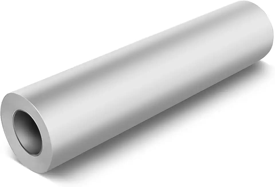 VViViD DECO65 Silver Metallic Matte Permanent Adhesive Craft Vinyl (24" x 150ft)