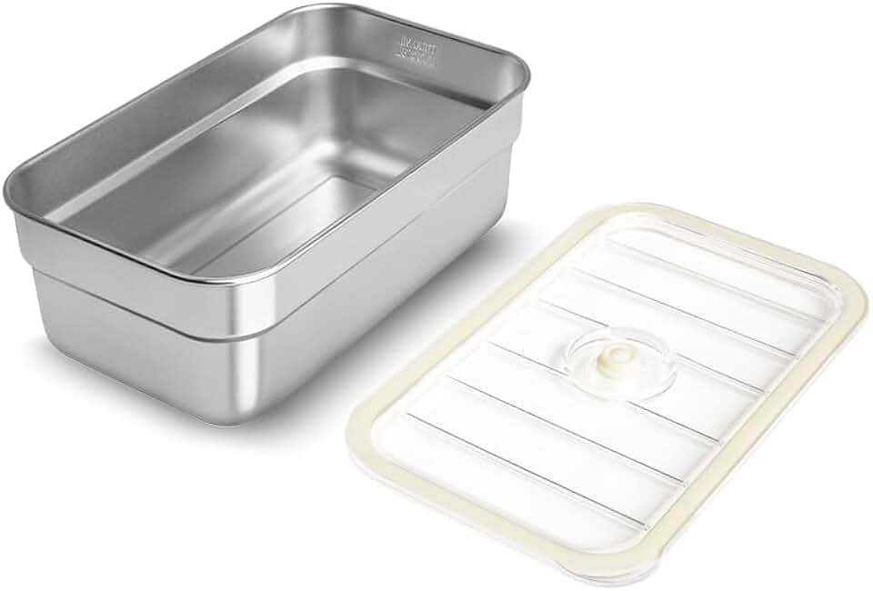 Vacuum Sealed Food Storage Container with Air Valve (1600ml),Works With Handheld Vacuum Sealer Machine(Vacuum Sealer Not Included)