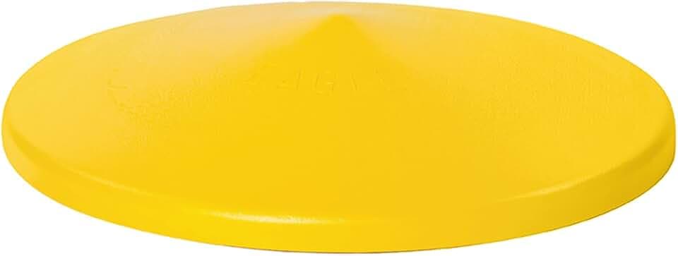 Eagle Drum Funnel Cover for 30 and 55 Gallon Drum, Yellow