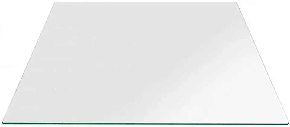 WGVI WGV Large Square Mirror Plate 14" Width, 4.5 mm Thickness, Frameless Sanded Edges, Quality Thick Candle Tray, Home Event Party Wedding Table Centerpiece Wall Decor, 1 Piece
