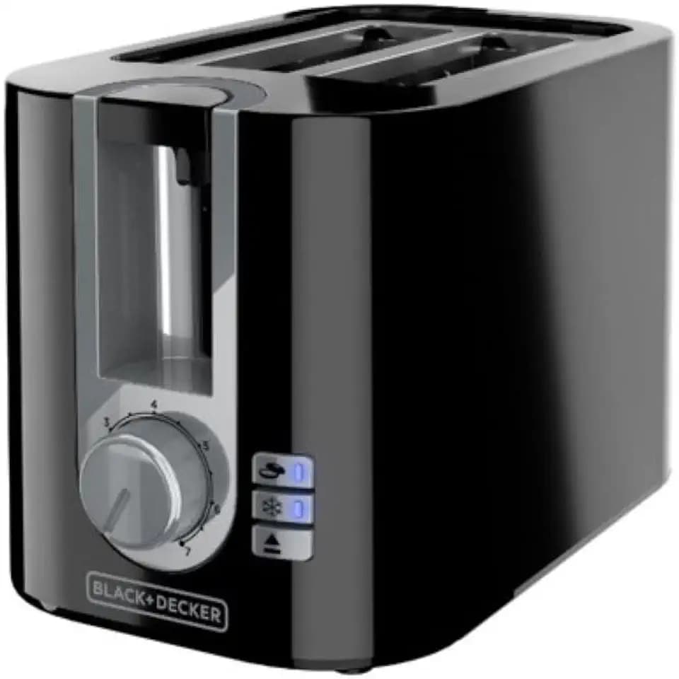 BLACK+DECKER 2-Slice Toaster with 7 Shade Settings