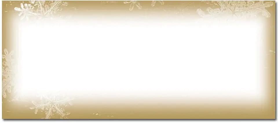 Great Papers! Coordinating Envelope, #10, Frosted Holiday Wishes, 9.5" x 4.125", 40 count (2011608)