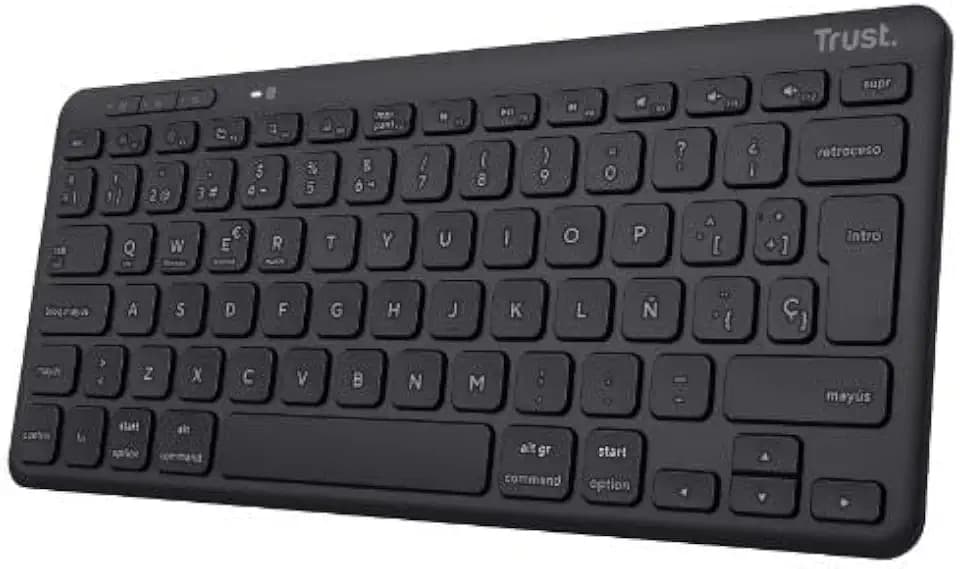 Trust Lyra Spanisches Layout (QWERTY) Tastatur Kabellos | QWERTY ES