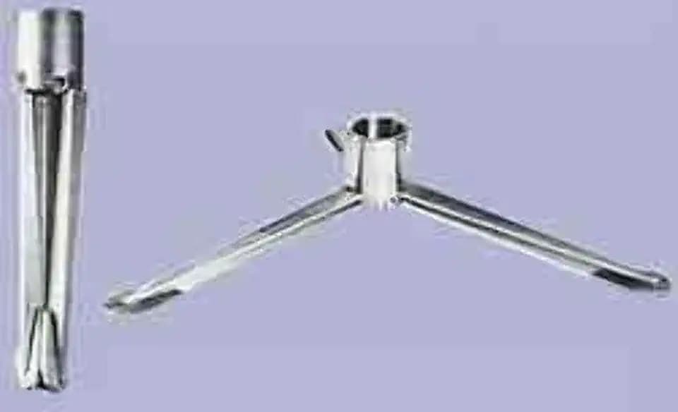 Heng's HGTL Tripod Table Leg Silver, 7*7.1*40.4 centimeter