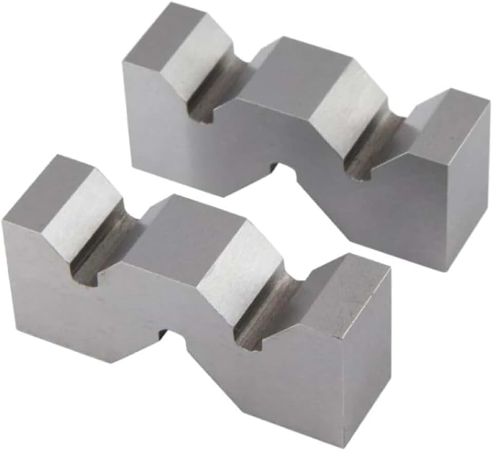 HHIP 3406-1032 50L x 20W x 14H mm Triple "V" Steel V-Block Set