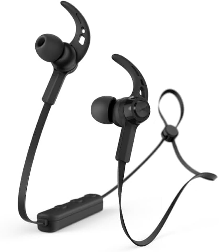Hama Freedom Run II, In-Ear-Kopfhörer, Mikrofon, Ohrbügel, Schwarz