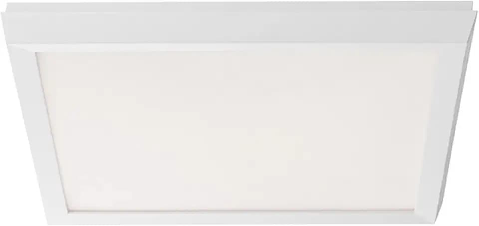 Modern Forms Argo 7in LED Square Flush Mount 3000K in White
