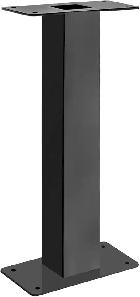 Architectural Mailboxes Oasis Pedestal Galvanized Steel Mailbox Post, Black