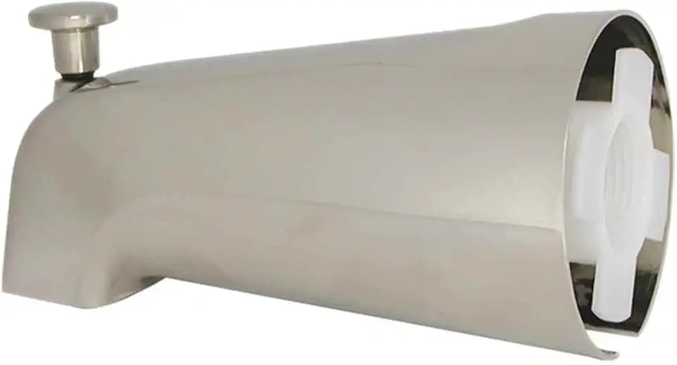 Danco Tub Spout with Diverter, Metal, Brushed Nickel (89249)