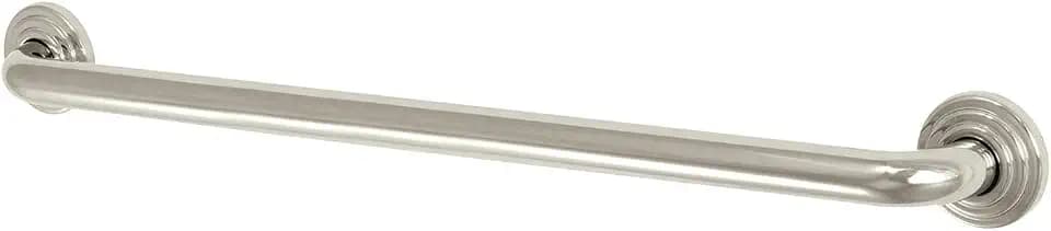 Kingston DR314306 O.D. Brass Decorative Grab Bar, Polished Nickel
