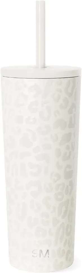 Simple Modern Iced Coffee Tumbler, Insulated | 24oz | Leopard