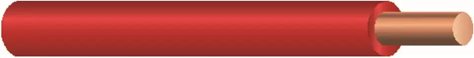 Southwire 25 ft. 14 Red Solid CU THHN Wire