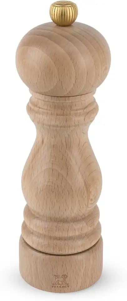Peugeot Paris Pepper Mill, Classic, 7 in, Natural, PEFC Beech Wood