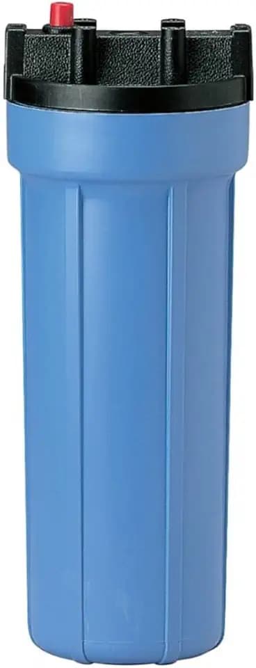 Pentair Pentek 158195 Traditional Slim Line Filter Housing, 1/2" NPT, 10-Inch, Opaque, Pressure Relief Button, Fits 10" x 2.5" Cartridges, NSF/ANSI 42 Certified