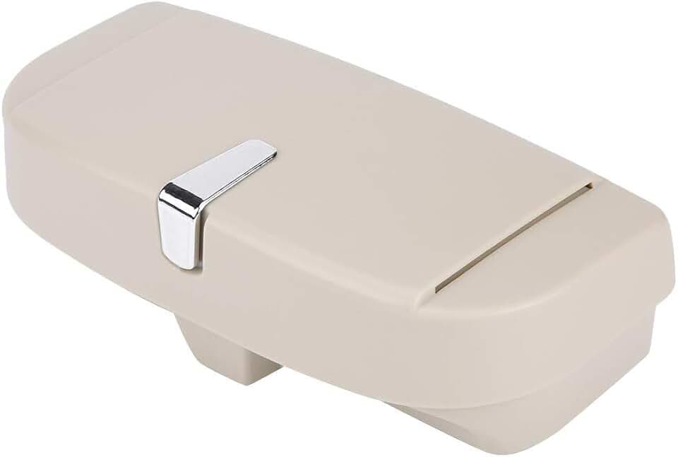 Auto Brillenetui Aufbewahrungshalter, Auto Sonnenbrille Halter, Auto Sonnenbrillen Halterung Box, ABS Auto Sonnenbrillenhalter, Brillen Case Organizer Box mit Ticketkarten Clip für Auto Visier Zubehör