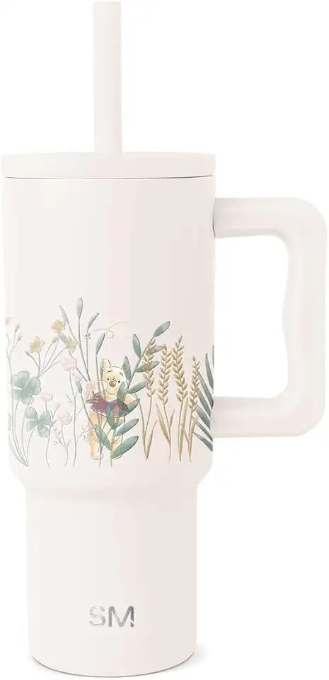 Simple Modern Disney Winnie the Pooh Kids Tumbler with Straw & Handle, 24oz