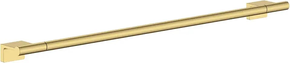 hansgrohe AddStoris S Modern Towel Bar, 24" in Brushed Gold Optic, 41767250