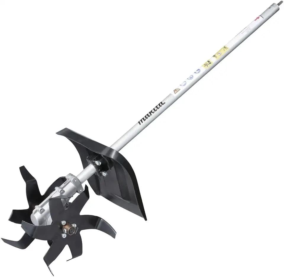 Makita 199181-6 Kultivatoraufsatz KR401MP, Aufsatz zum Auflockern und Kultivieren von Beeten, Arbeitsbreite 22 cm, passend für Akku-Multifunktionsantrieb UX01G, DUX60, DUX18
