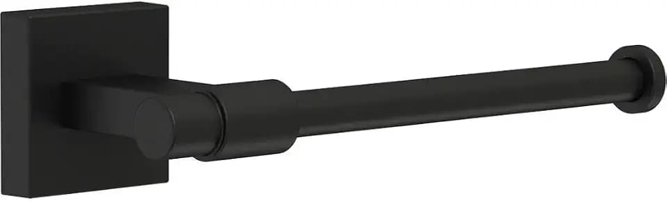 Delta Single Post Toilet Paper Holder | Matte Black | Wall Mount | Maxted Bathroom Accessories