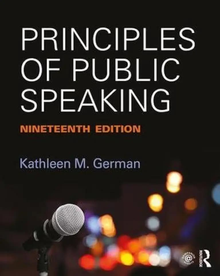 Principles of Public Speaking