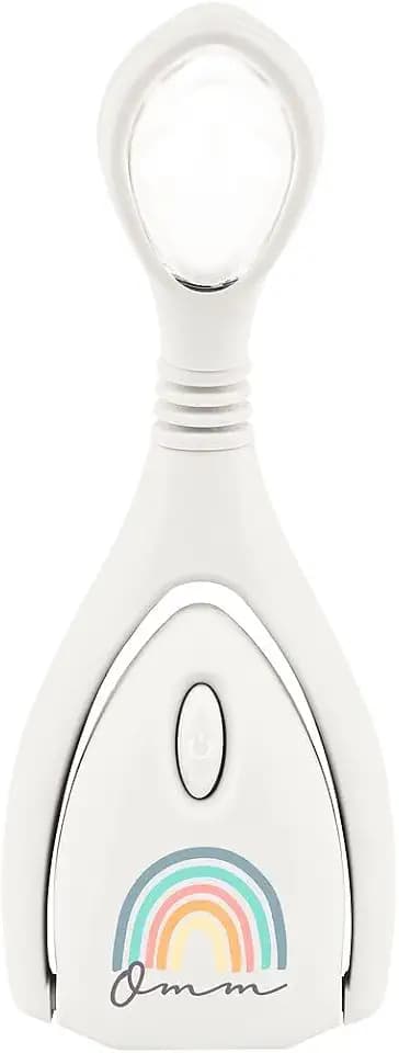 moses. Omm for you Leselicht Lumi Plus Recharge Rainbow – dimmbare LED-Klemmleuchte, wiederaufladbar, flexibel schwenkbar, mit Regenbogen-Design