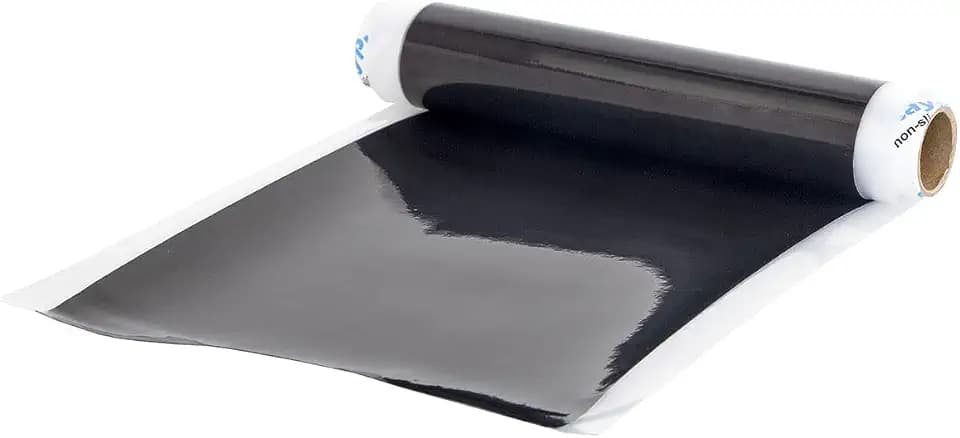 Stay Put Non-Slip Material Roll - 8" x 1 yd Black, Cut to Size Grip Liner for Daily Living Aid for Tabletop, Drawer, Crafts, Durable Skid Free Surfaces