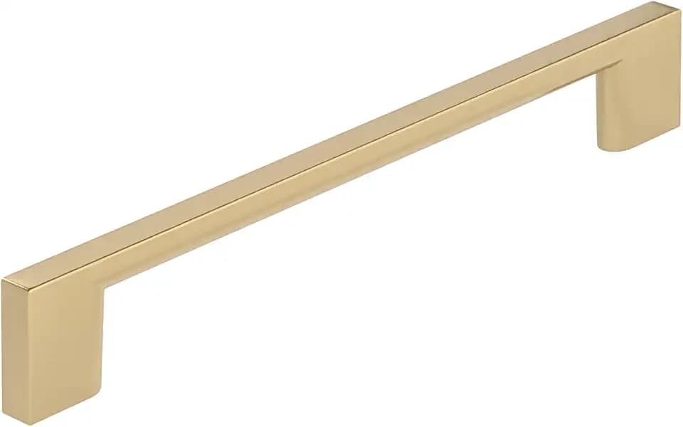 Richelieu Hardware BP8160160CHBRZ Armadale Collection 6 5/16-inch (160 mm) Center-to-Center Champagne Bronze Modern Rectangular Cabinet and Drawer Pull Handle for Kitchen, Bathroom, and Furniture