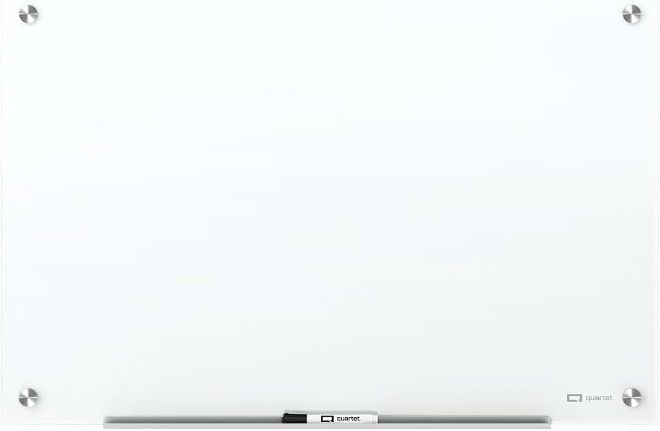 Quartet Dry Erase Board, Magnetic Whiteboard 36" x 24", Glass Board for Wall, Infinity, Brilliance White (G23624W)