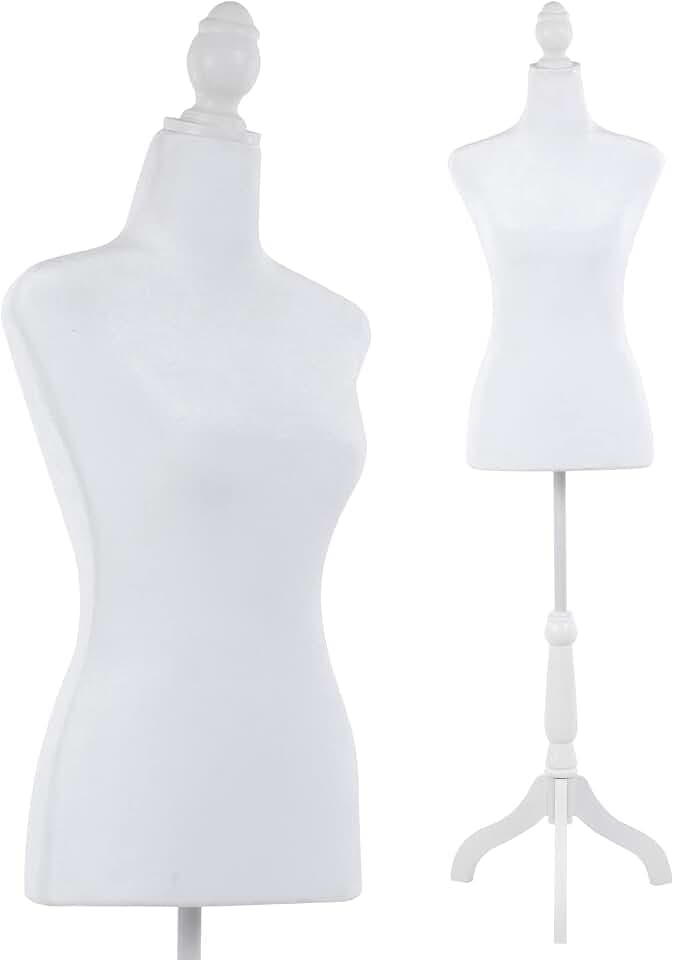 PayLessHere | Female Mannequin Torso | White | Lightweight