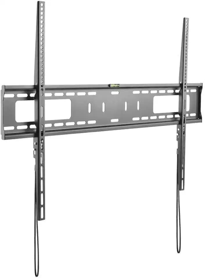 TooQ LP41100F-B - Feste Wandhalterung für Monitor/TV/LED von 60 "bis 100", bis zu 75 kg Gewicht, Abstand zur Wand 30mm, ultradünn, VESA-Format bis 900x600, schwarz