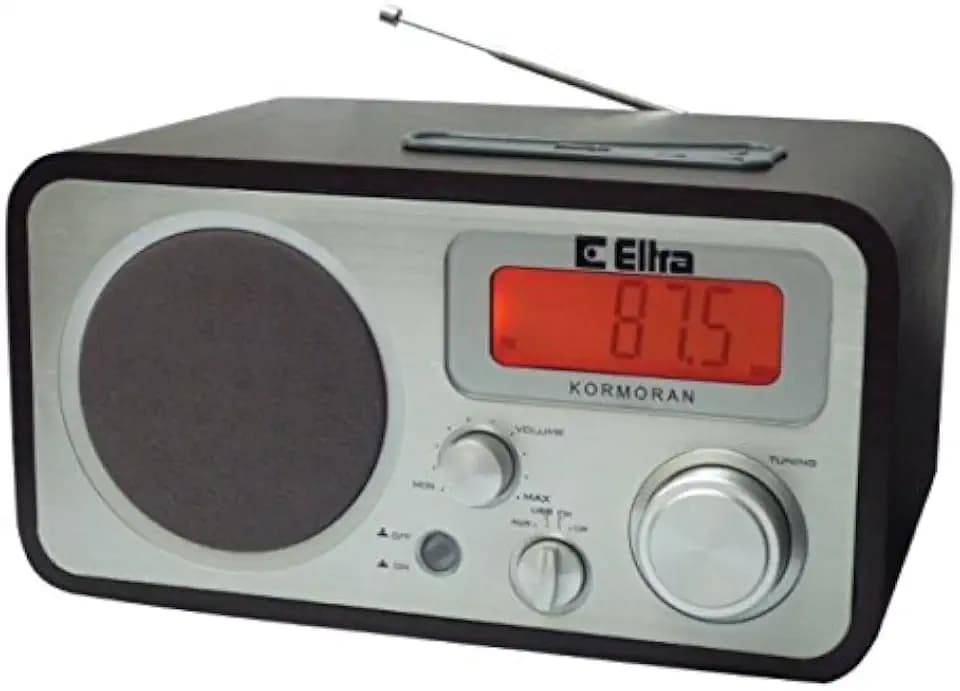 Eltra 5907727027462 Tragbares Radio schwarz, Silber