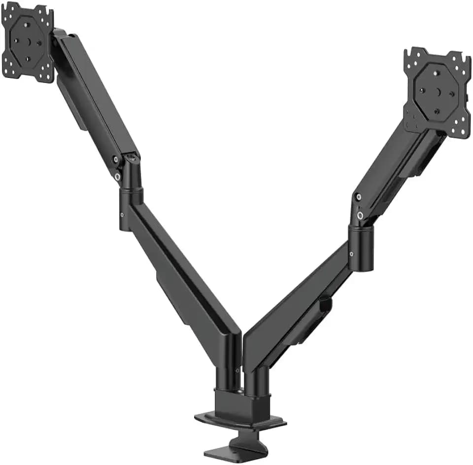 Hama Monitorhalterung 2 Monitore, 17"-35", Gasdruckfeder, vollbeweglich