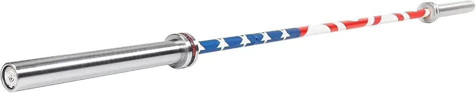 Fitvids Olympic Cerakote Barbell for Home & Commercial Gyms, 190K PSI Tensile Strength Rated for up to 1500LB Capacity