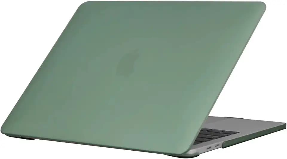 Hülle Kompatibel mit MacBook Pro 15 Zoll 2019 2018 2017 2016 (Modell:A1707 A1990,mit Touch Bar & Touch ID), Plastik Hartschale Koffer Schutzhülle für MacBook Pro 15,4 Zoll - Grün