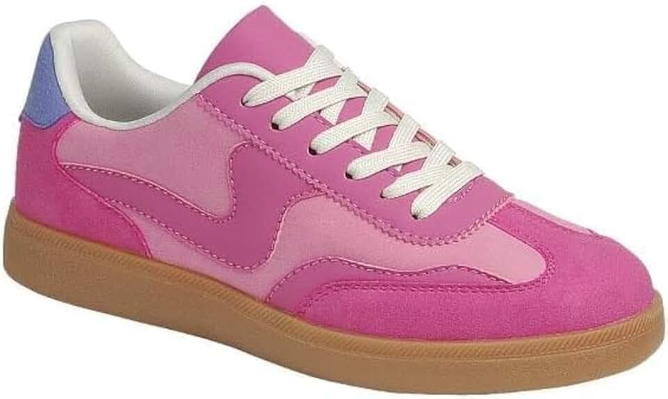Forever Link Modern-12 Women's Low Top Lady Sneakers Lace-up Fashion Shoes