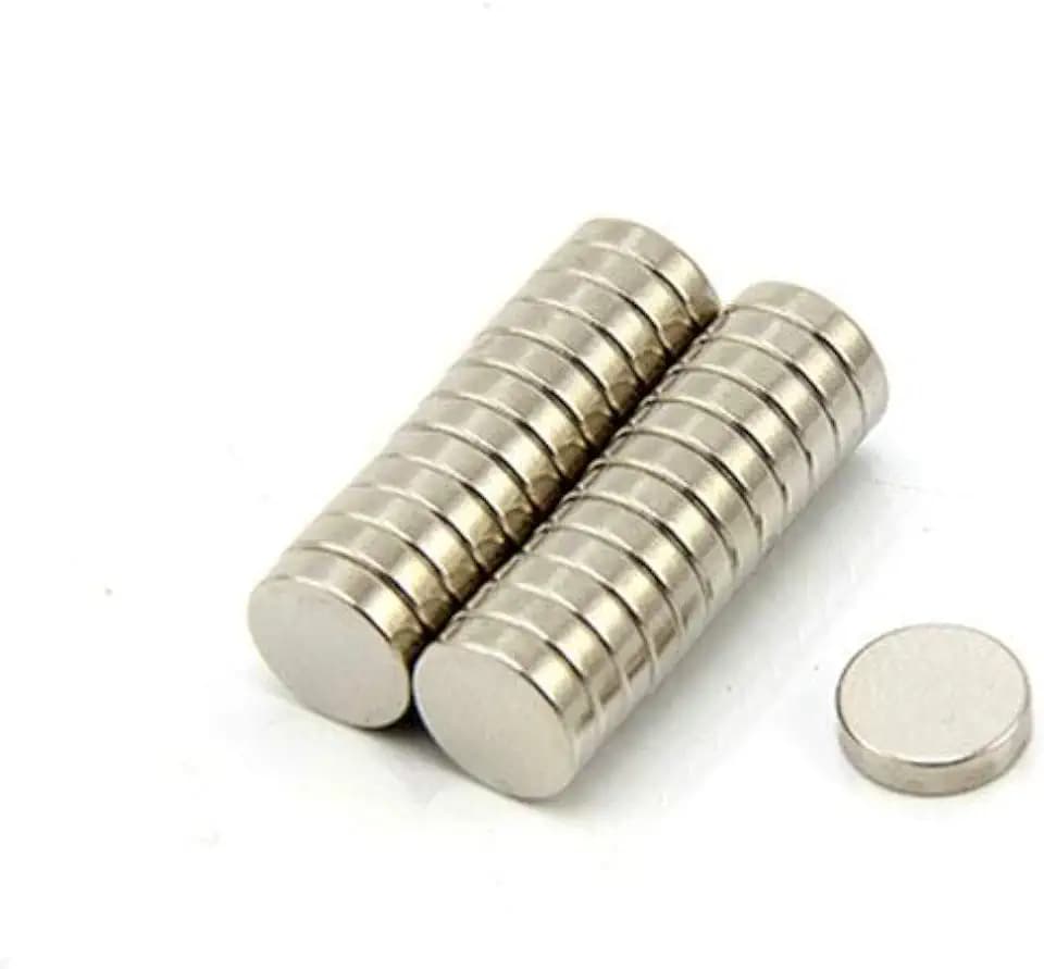 Samarium - Kobaltmagnet Für Motoren, Elektromotoren, Turbomaschinen und Sensoren - 8mm Durchmesser x 2mm Dick - 0,7kg Ziehen - Pack von 20