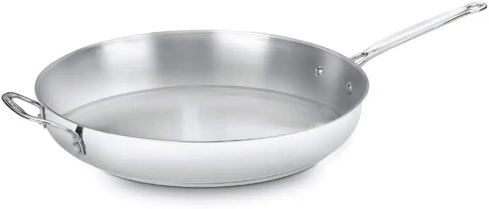 Cuisinart 722-36H Chef's Classic 14-Inch Helper Handle Skillet, Stainless Steel